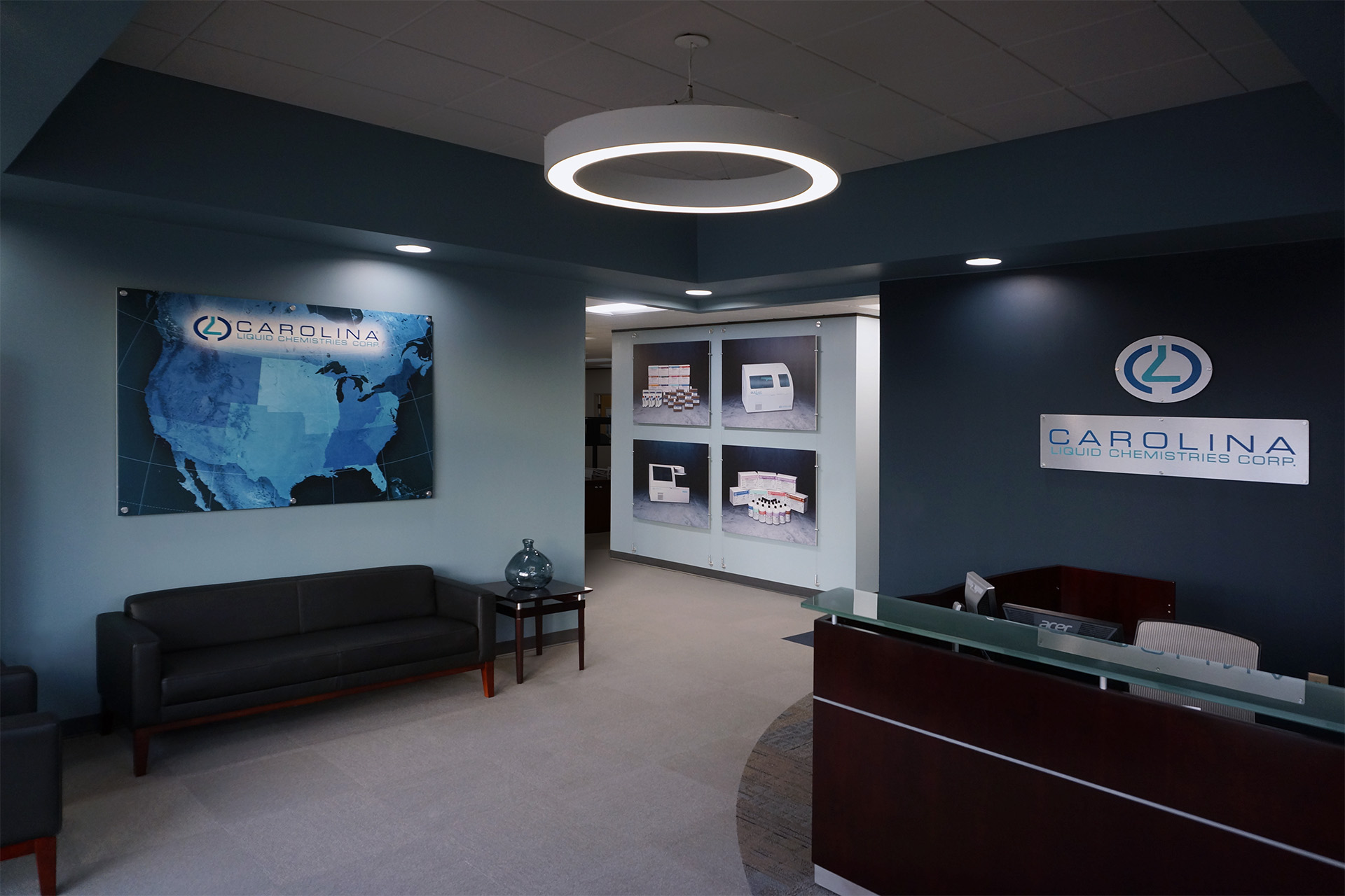 Carolina Liquid Chemistries entry lobby