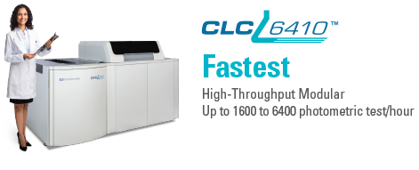 Fastest: CLC6410 Clinical Chemistry Analyzer