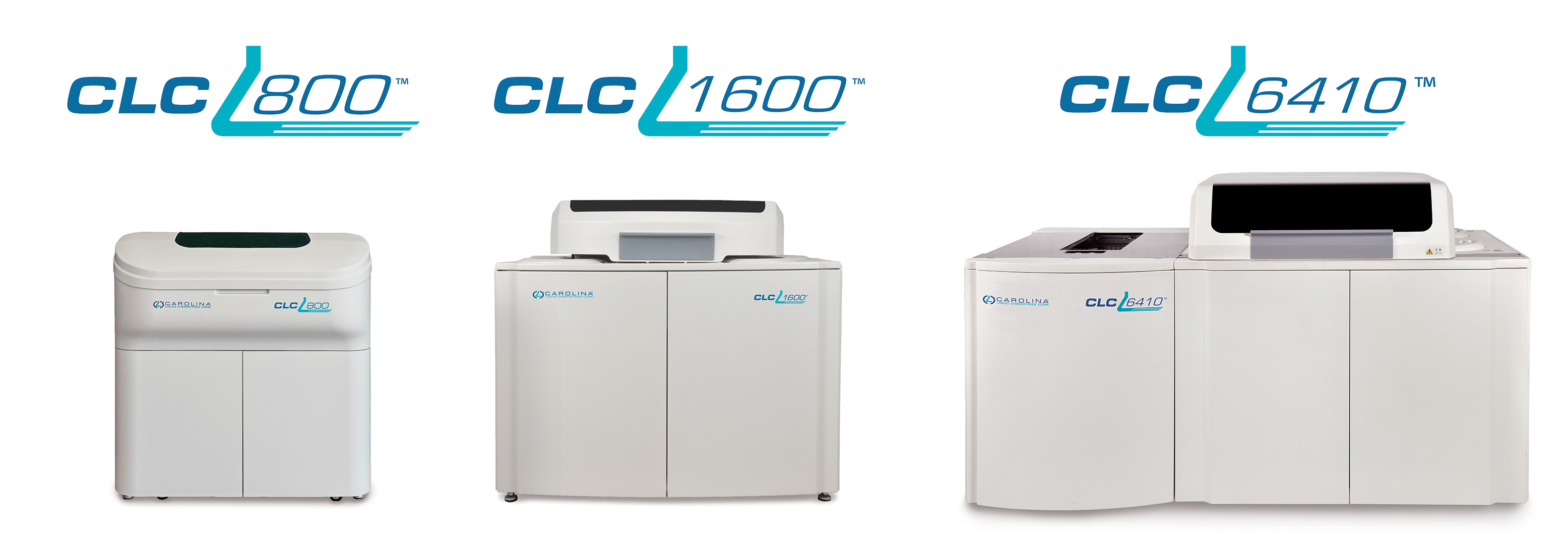 CLC Family of Clinical Chemistry Analyzers - with logos