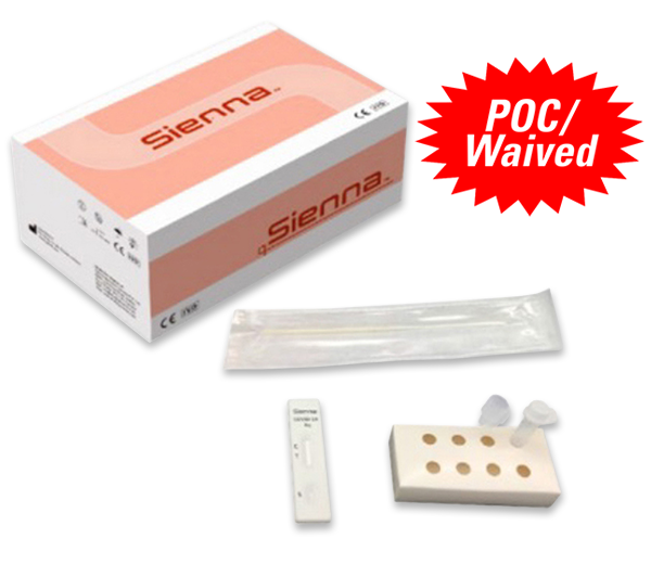 Sienna COVID-19 Antigen Rapid Test box contents