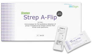 Status Strep A Flip rapid test kit