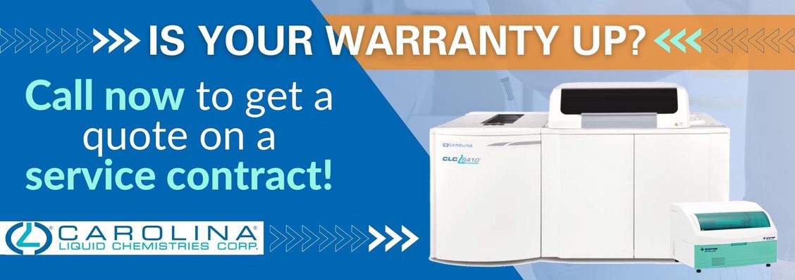 Is your chemistry analyzer warranty expired?