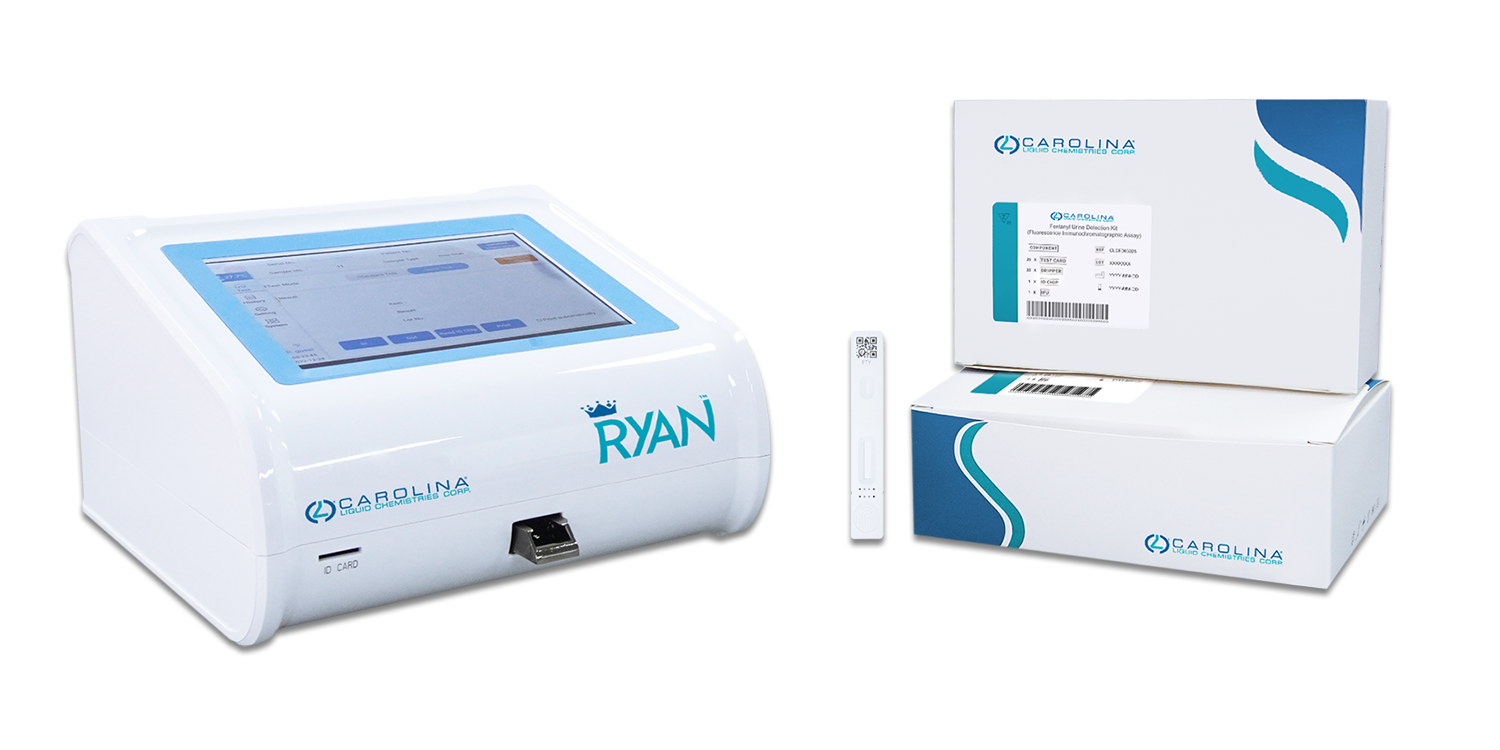 Carolina Liquid Chemistries Corp. Immunofluorescence Analyzer RYAN with CLC Fentanyl Urine Detection Kit